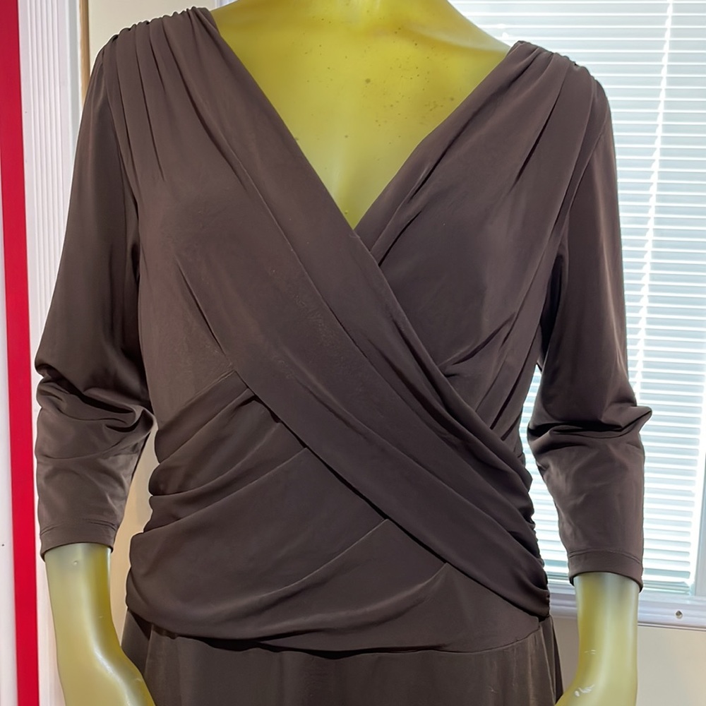 Rabbit Rabbit Rabbit Chocolate Long Sleeve Dress - Picture 2 of 8